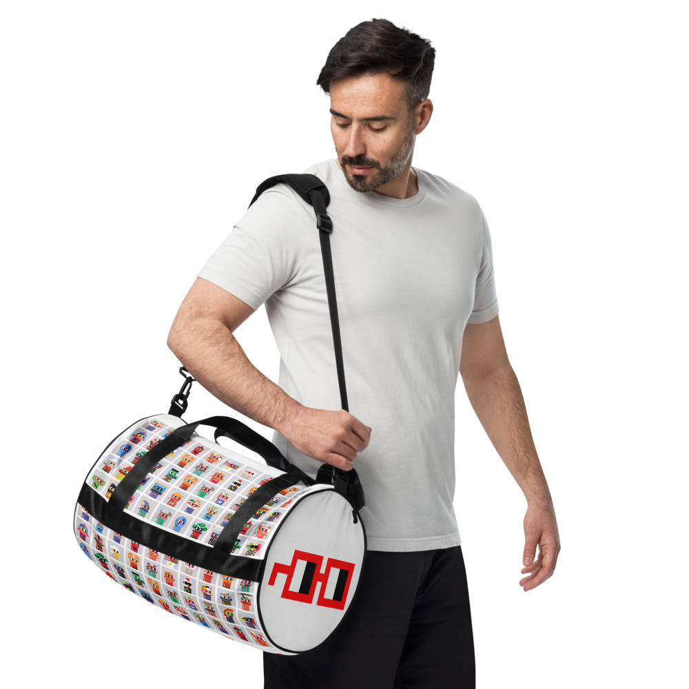 All-over print gym store bag