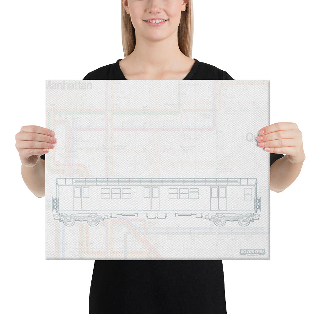 All City Style Train map canvas