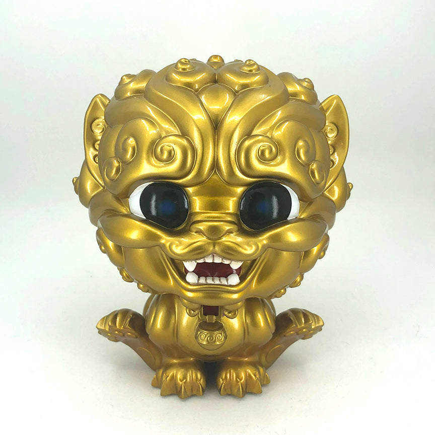 Shi-Shi the Tiny Guardian 6-inch Resin Statue - Gold Edition