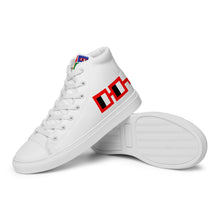 Load image into Gallery viewer, NOUNish Women’s high top canvas kicks.
