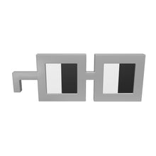 Load 3D model into Gallery viewer, Nounish Funglasses (aka Noggles) 3D NFT
