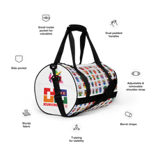 Load image into Gallery viewer, NOUNS all-over print gym bag
