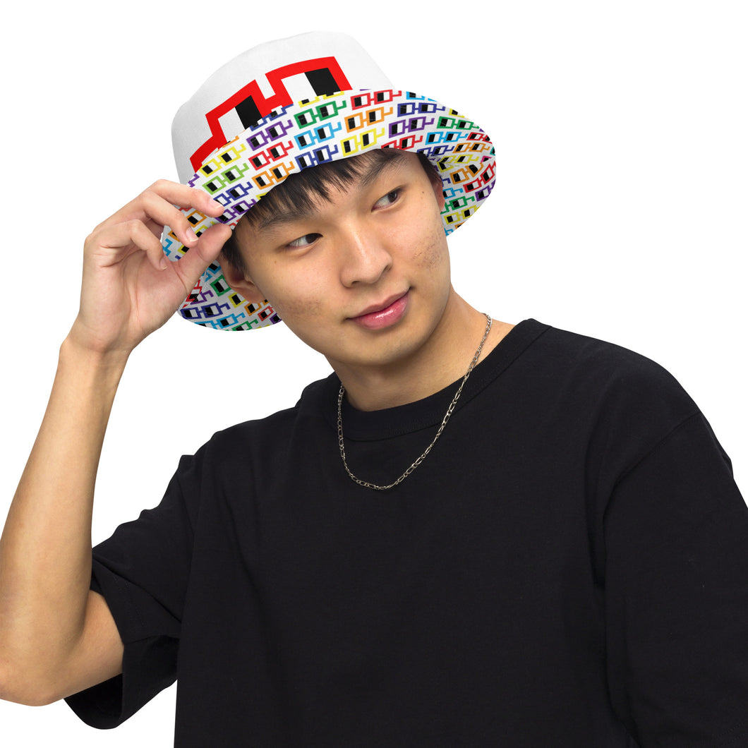 FLIP THE SCRIPT with this Nouns reversible bucket hat