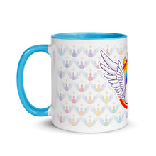 Load image into Gallery viewer, FUnicorn Flying Fuck Mug with Color Inside
