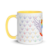 Load image into Gallery viewer, FUnicorn Flying Fuck Mug with Color Inside
