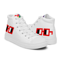 Load image into Gallery viewer, NOUNish Women’s high top canvas kicks.
